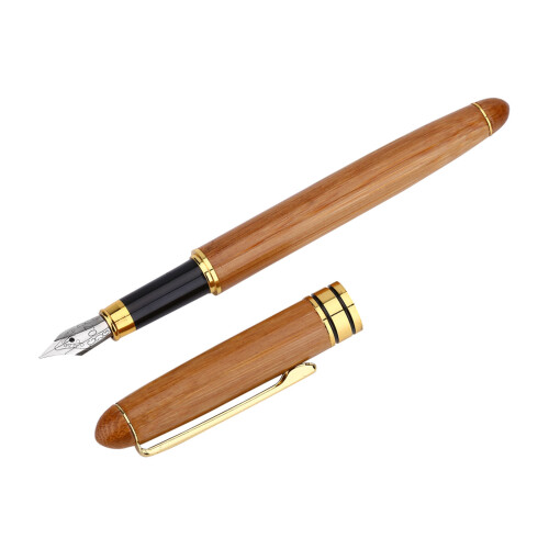 Broad Stub Nib Calligraphy Pen 0.7mm with Bamboo Handle