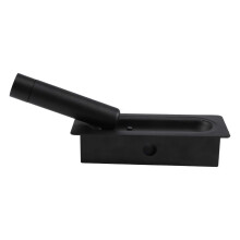 Zimmer-LED-Lampe, Kopfbord, Wandlampe, Bettwandlampe, Einbauleuchte, automatische Schalter, Wandlampen, Schwarz