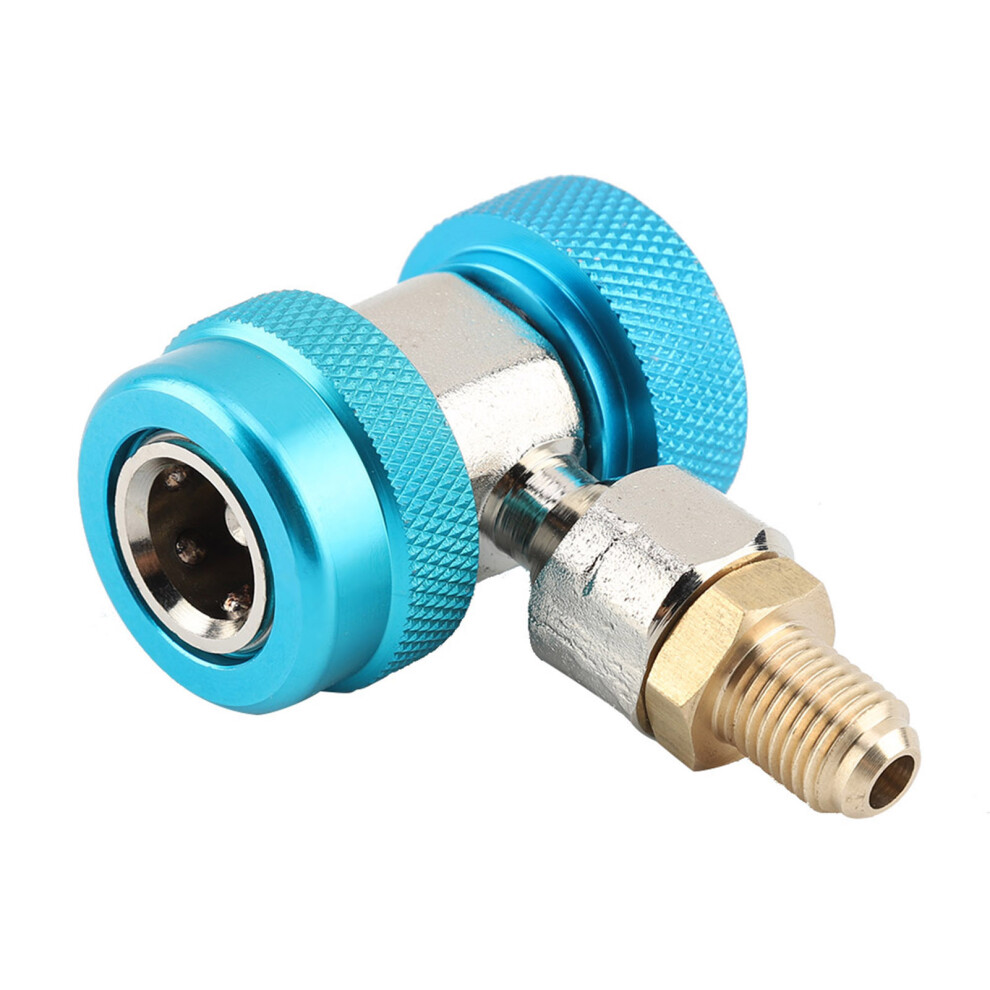 R134a/C Quick Coupler Set For Car Air Conditioner, 50X30x65mm Blue/Red 8781392911106