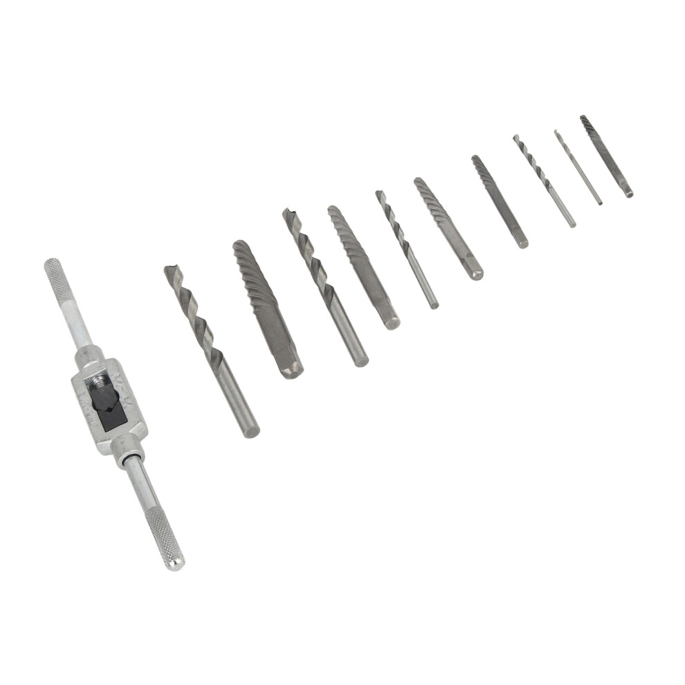 Complete 11Pcs Screw And Bolt Extractor Kit For Broken Fastener Removal 9311392911128