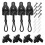 Ανταλλακτικά Roller Shade Hardware Bungee Kit και End Cap Shade Tie Downs for Outdoor Roller Shade Sunshade 4Pack 1