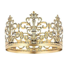 Dekoracja na tort Realistycznie wyglądająca, odporna na rdzę metalowa ozdoba na tort Crown Topper Royal Tematyczna dekoracja na baby shower