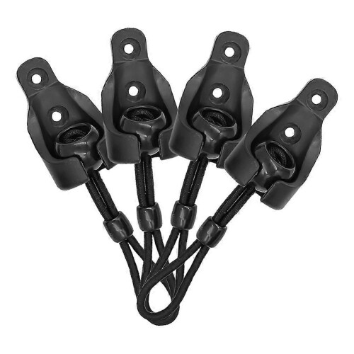 Ανταλλακτικά Roller Shade Hardware Bungee Kit και End Cap Shade Tie Downs for Outdoor Roller Shade Sunshade 4Pack 2