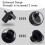Ανταλλακτικά Roller Shade Hardware Bungee Kit και End Cap Shade Tie Downs for Outdoor Roller Shade Sunshade 4Pack 5