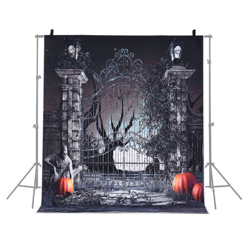 Halloween Backdrop Photography Background 210x150cm Pumpkin Pattern 1