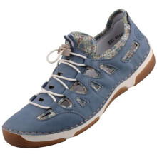 Mocassini - RIEKER - 55956-10 - Blu - Tomaia sintetica e tessile - Suola esterna 3 cm