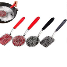 Kettenhemd-Grill-Reiniger, Kettenhemden-Gusseisen, 3-in-1-Kettenhemdenreiniger