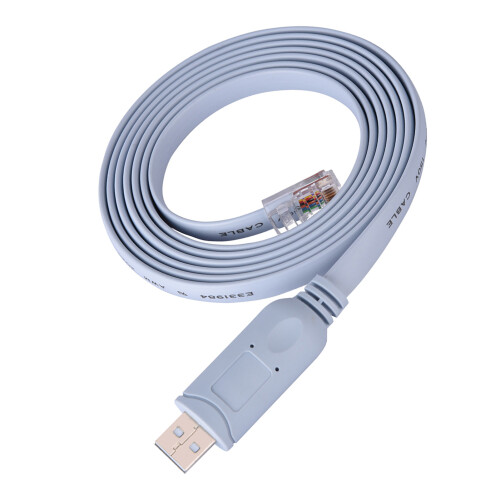 Flat USB to RJ45 Cable for Router Setup