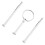 3-Tier Silver Cake Tray Stand Handle for Multi-Layer Fruit & Dessert Plates 1