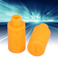 Plastik Pneumatik-Dämpfer, Durchflussregelung, Abluftschalldämpfer, G1/4, Orange, 50 Stück