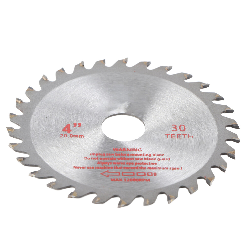 4In 30T Cemented Carbide Circular Saw Blade For Wood & Metal, 20Mm Bore 4151392915321