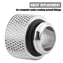 2pcs Copper G1/4 Male to Female Water Cooling Extender Fittings (10mm)