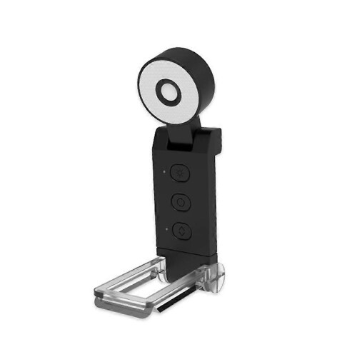 USB Clip Reading Light Folding Book Light Led Reading Light Portable Rechargeable Book Light 6 Brightness Dimmabl Black A