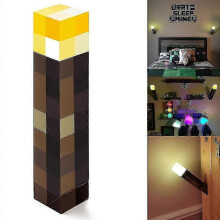Minecraft-Spiel Peripherie-Baustein Taschenlampe Nachtlicht USB-Wohnungsdekoration Lampe Geschenk