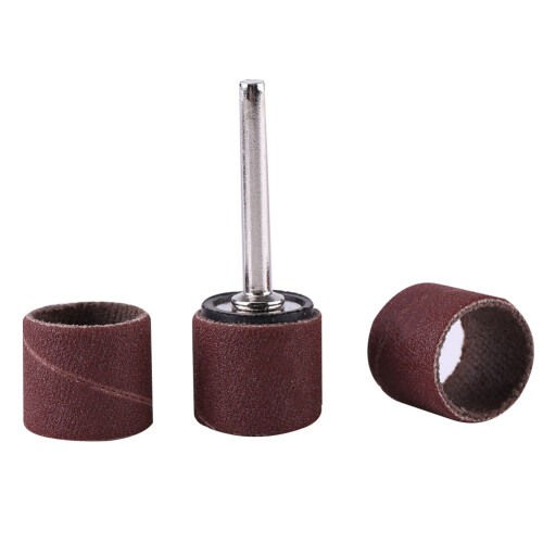 Drum Sanding Bands Set 100pcs #80, #320, #600 with Mandrel