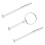 3-Tier Silver Cake Tray Stand Handle for Multi-Layer Fruit & Dessert Plates 10