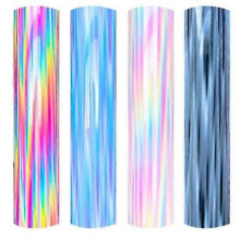 4Pcs Glitter Plotter Film Pack Lebendige Farbe Schneidbar, Reibungsbeständiger Mehrzweck-Langlebfilm