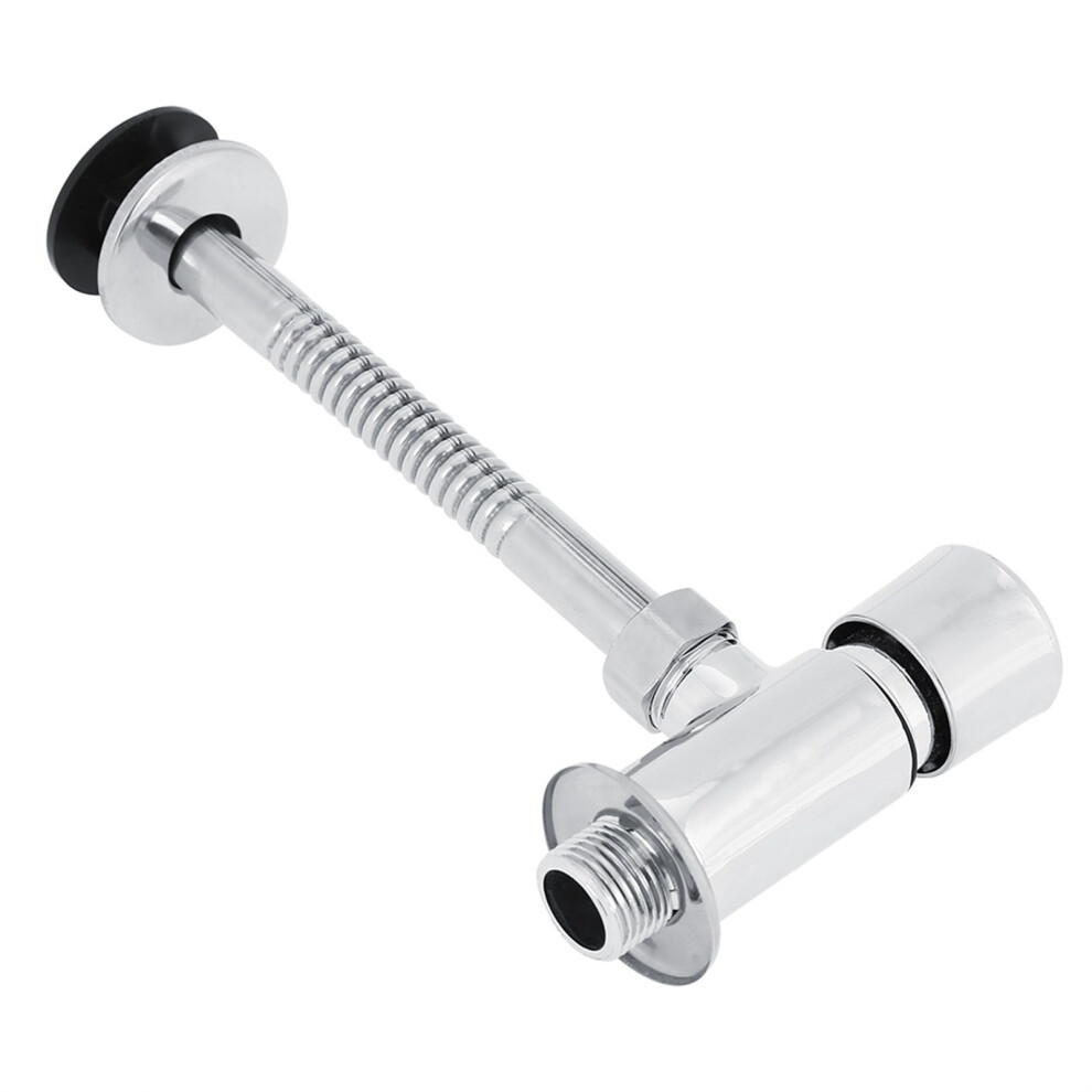Durable Zinc Alloy Flush Valve For Toilet Â Silver, 10X5cm 5041392917076