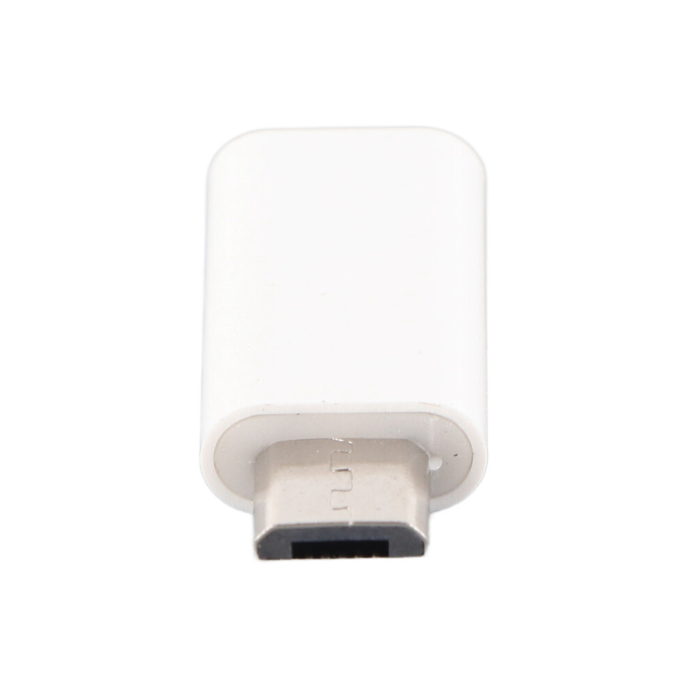 Usb C Female To Micro Usb Male Adapter Data Sync & Charging Solution White 7901392916920