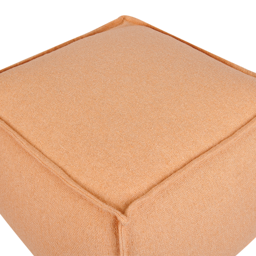 Beliani Pouffe SHERALI Cotton Orange 2