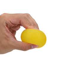 Silicone Grip Ball for Hand Strength Exercise - Yellow 15 (53mm)