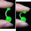 10 Τεμάχια Δαχτυλίδια Αφαλού Glow in The Dark Δαχτυλίδια Κοιλιάς 14G Μπάρα Μπανάνα Πολύχρω 4