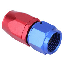 Fuel Line Swivel Fitting AN10 Oil Cooler Adapter Blue Red Anodized 0