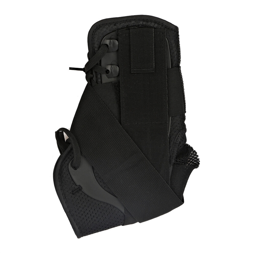 Black Breathable Ankle Brace Support For Sprain & Arthritis, M,