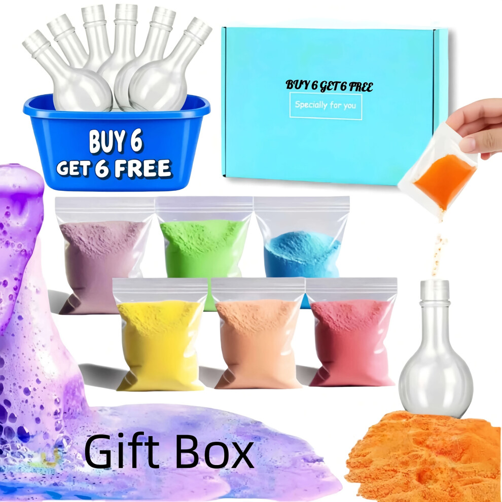 (6pcs) Bath Bomb Kit Available in Sets- Includes Bath Bombs in Different Colors And Scents, Perfect for Fun Science