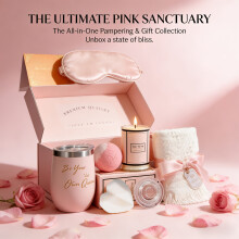 (Pink) Das Spa-Geschenkbox-Set ist perfekt für Jubiläen und den Muttertag.Es enthält ein Bade-Geschenkset für Frauen mit Bad