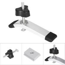 Premium Metal T Track Hold Down Clamp Set for Woodworking Quick Lock System