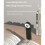 USB Clip Reading Light Folding Book Light Led Reading Light Portable Rechargeable Book Light 6 Brightness Dimmabl Black A 2