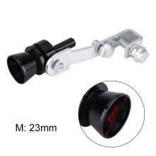 Black Turbo Sound Exhaust Muffler Silencer for All Vehicles M, S, L