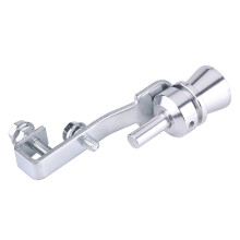 Sliver Turbo Sound Exhaust Whistle Muffler Auto Blow-off Valve Simulator M
