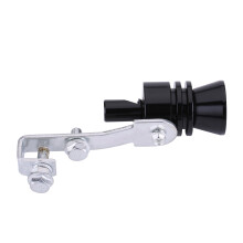 Black Aluminum Turbo Sound Whistle Muffler | Universal Fit & Easy Install