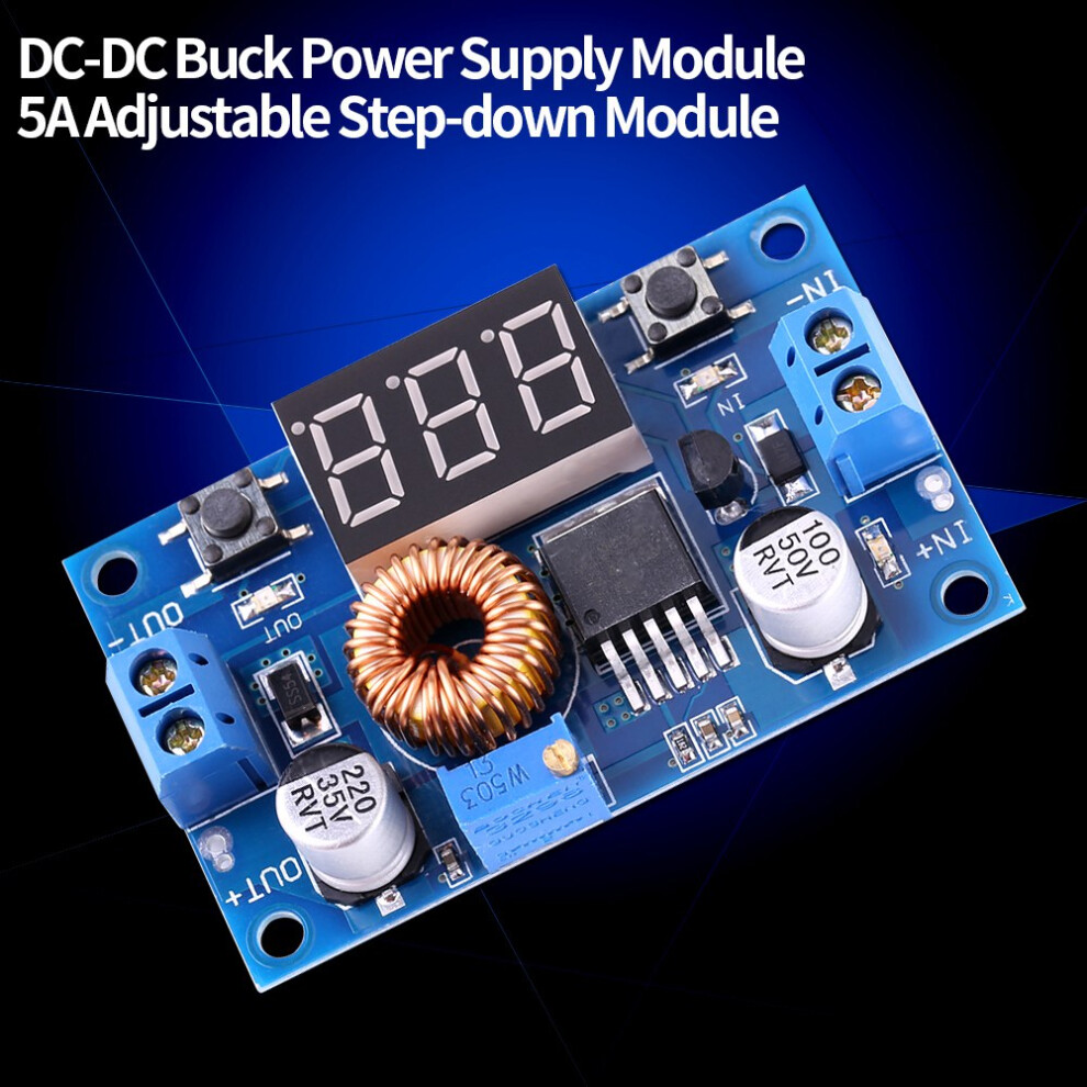 5A Dc-Dc Buck Converter Voltage Step Down Module 4V-38V To 1.25V-36V Adjustable 8701392918806