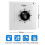 60 Min Timer Switch, AC 220V 15A Intelligent Mechanical Countdown Timer Socket Time Switch 86 Panel Timer Control Knob 4
