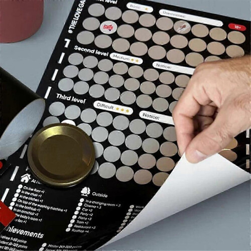 Παιχνίδι Scratch Off Αφίσα Παιχνίδι για Ζευγάρια Ημέρα του Αγίου Βαλεντίνου Δώρα 2