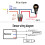 Black Infrared Motion Sensor Light Switch for Outdoor Wall Lighting IP65 6