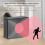 Black Infrared Motion Sensor Light Switch for Outdoor Wall Lighting IP65 10