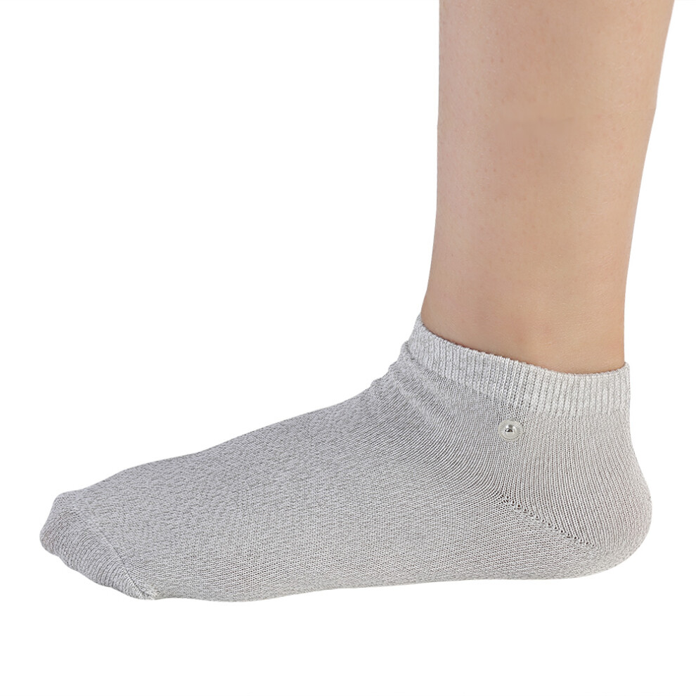 Grey Pair Electrodes Pain Relief Massage Socks Â Conductive, Fit 36-45Cm