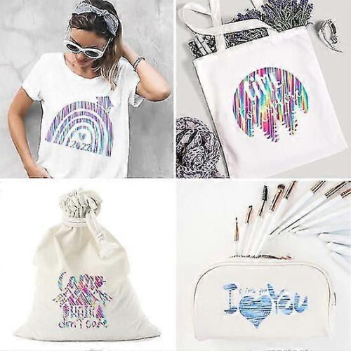 4Pcs Glitter Plotter Film Pack Vibrant Color Cutable Ανθεκτικό στην τριβή Αυτοκόλλητο φιλμ πολλαπλών 2