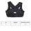 Elastic Posture Corrector Belt Black M for Shoulder & Back Support 2