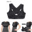 Elastic Posture Corrector Belt Black M for Shoulder & Back Support 9