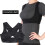 Elastic Posture Corrector Belt Black M for Shoulder & Back Support 11