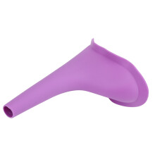 Women’s Portable Travel Urinal Funnel - Reusable, Spill-Proof, Purple