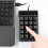 USB Mechanical Numeric Keypad 19 Keys Waterproof for Laptop PC Black 9