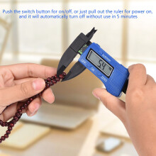 Digital Caliper Blue 0-150mm with Extra Large LCD Screen for Precise Inside, Outside & Depth Measurements