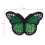 12 Mixed Colour Butterfly Patches 3