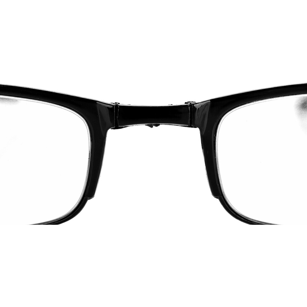 Unisex Foldable Lightweight Black Presbyopic Glasses 3.0 with Case